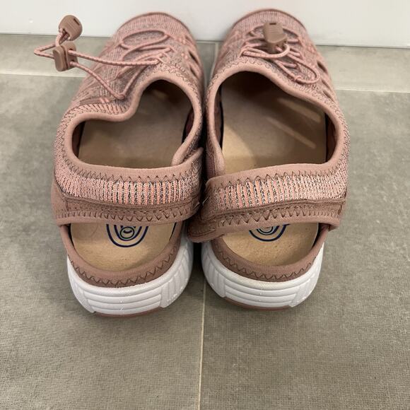 Orthofeet Laguna Womens 9.5D Pink Sneaker Knit Sandals Slip On Orthopedic Shoes - Picture 4 of 5